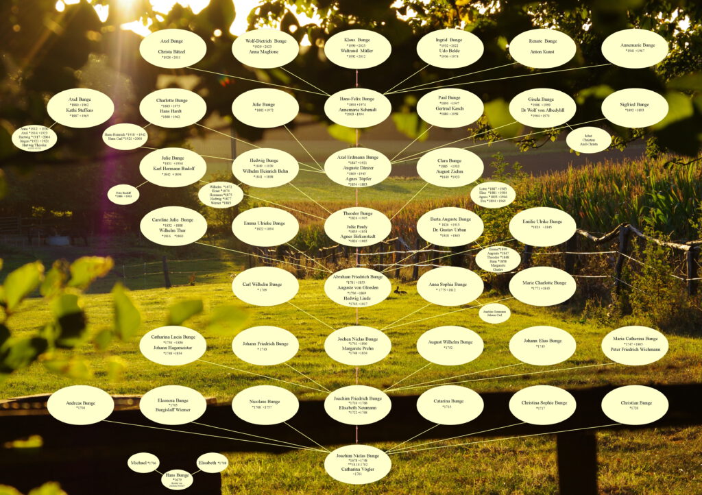 ahnentafel fam bunge