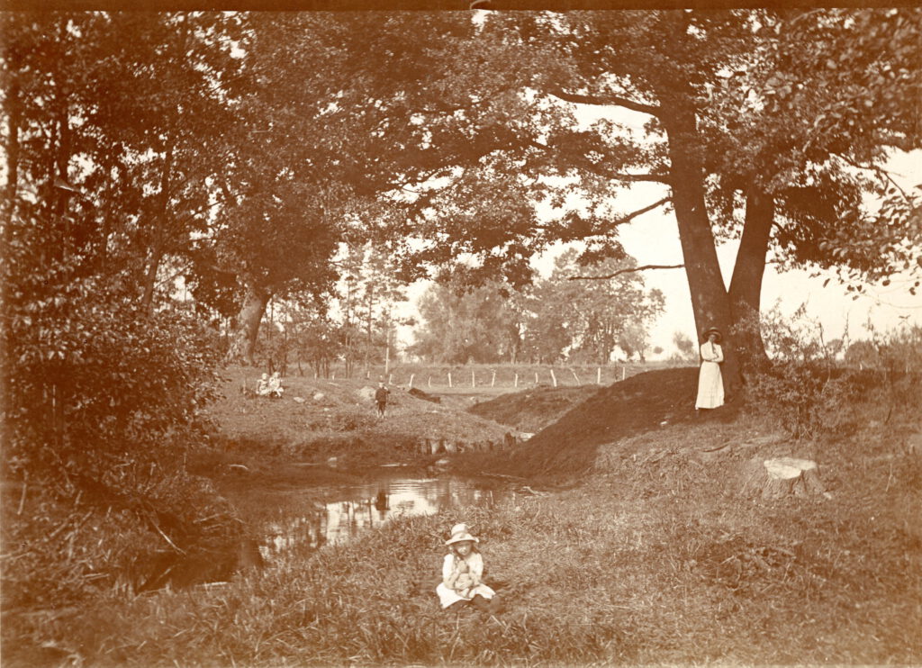 koppel hinterm dorf am teich 1913